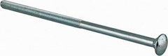 Value Collection - 1/2-13 UNC 11" Length Under Head, Standard Square Neck, Carriage Bolt - Grade 2 Steel, Zinc-Plated Finish - Caliber Tooling