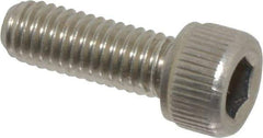 Value Collection - #10-32 UNF Hex Socket Drive, Socket Cap Screw - Grade 18-8 Stainless Steel, Uncoated, Fully Threaded, 9/16" Length Under Head - Caliber Tooling