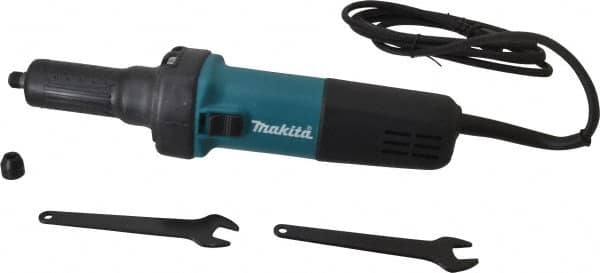 Makita - 1/4 Inch Collet, 25,000 RPM, Straight, Electric Die Grinder - 120 Volt, 3.5 Amp - Caliber Tooling