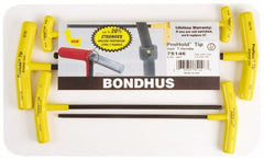 Bondhus - 6 Piece T-Handle Hex Key Set - Caliber Tooling