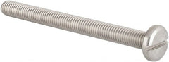 Value Collection - M8x1.25 Metric Coarse, 90mm Length Under Head Slotted Drive Machine Screw - Pan Head, Grade 18-8 & A2 Stainless Steel, Uncoated, Without Washer - Caliber Tooling