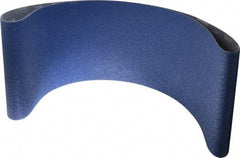 Norton - 10" Wide x 70-1/2" OAL, 40 Grit, Zirconia Alumina Abrasive Belt - Zirconia Alumina, Coarse, Coated, X Weighted Cloth Backing - Caliber Tooling