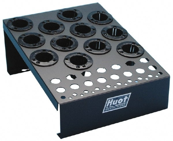 Huot - 12-1/2 Inches Width x 6-3/4 Inches Height NC Tool Holder and DA Collet Rack - Caliber Tooling