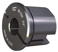 Global CNC Industries - 1" OD, 1-7/16" Length Under Head, Type K Lathe Tool Holder Bushing - Type K, 9/16 Inch Tap - Exact Industrial Supply