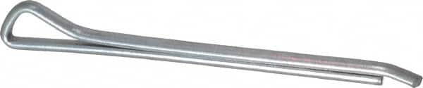 Made in USA - 1/8" Diam x 1-3/4" Long Hammerlock Cotter Pin - Grade 2, Zinc-Plated, Steel - Caliber Tooling