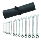 13 Piece - XL Series Combo Ratcheting Set - SAE - Roll - Caliber Tooling