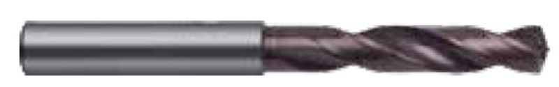 9.4mm Dia. - Carbide HP 3XD Drill-140Â° Point-Coolant-Bright - Caliber Tooling