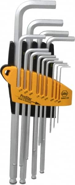 Wiha - 13 Piece L Key Standard Hex Key Set - Hex Range from 0.05 to 3/8" - Caliber Tooling