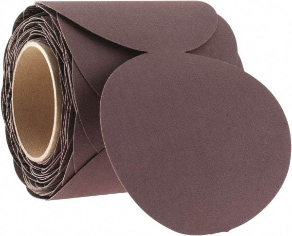 3M - 5" Diam, 180 Grit Aluminum Oxide Adhesive PSA Disc - Very Fine Grade, X Weighted Cloth Backing, For Bench Top Motors, Random Orbital Sanders - Caliber Tooling