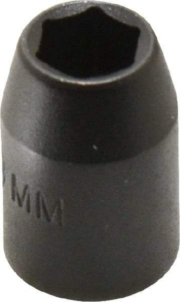 Proto - 3/8" Drive 9mm Standard Impact Socket - 6 Points, 1-1/32" OAL - Caliber Tooling