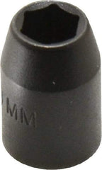 Proto - 3/8" Drive 9mm Standard Impact Socket - 6 Points, 1-1/32" OAL - Caliber Tooling