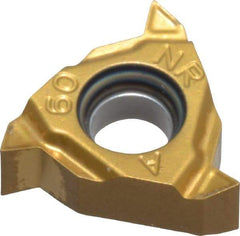 Seco - 11NR Internal Right Hand 48-16 Partial Profile 60° Laydown Threading Insert - Grade CP500, TiAlN/TiN Coated Carbide - Caliber Tooling