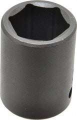 Proto - 1/2" Drive 23mm Standard Impact Socket - 6 Points, 1-39/64" OAL - Caliber Tooling