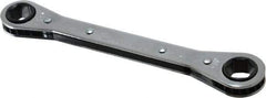 Proto - 1/2" x 9/16" 6 Point Ratcheting Box Wrench - Double End, 6-3/4" OAL, Steel - Caliber Tooling