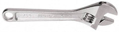 Proto - 2-1/16" Jaw Capacity, 18" Standard Adjustable Wrench - Steel, Chrome Finish - Caliber Tooling