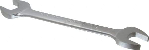 Proto - 1-1/2" x 1-5/8" Standard Open End Wrench - 17" OAL, Double End, Satin Finish, 15° Head Angle - Caliber Tooling