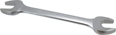 Proto - 1-11/16" x 1-13/16" Standard Open End Wrench - 18-1/2" OAL, Double End, Satin Finish, 15° Head Angle - Caliber Tooling