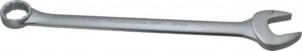 Proto - 1-3/8" 12 Point Offset Combination Wrench - 15° Offset Angle, 18-1/2" OAL, Steel, Satin Finish - Caliber Tooling