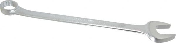 Proto - 1-7/16" 12 Point Offset Combination Wrench - 15° Offset Angle, 19-3/8" OAL, Steel, Satin Finish - Caliber Tooling