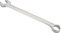 Proto - 2-1/4" 12 Point Offset Combination Wrench - 15° Offset Angle, 29-1/2" OAL, Steel, Satin Finish - Caliber Tooling