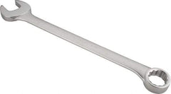 Proto - 2-3/8" 12 Point Offset Combination Wrench - 15° Offset Angle, 31-1/2" OAL, Steel, Satin Finish - Caliber Tooling