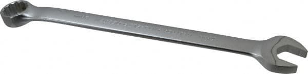 Proto - 26mm 12 Point Offset Combination Wrench - 15° Offset Angle, 14-21/32" OAL, Steel, Satin Finish - Caliber Tooling