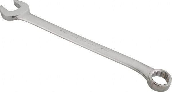 Proto - 41mm 12 Point Offset Combination Wrench - 15° Offset Angle, 23" OAL, Steel, Satin Finish - Caliber Tooling