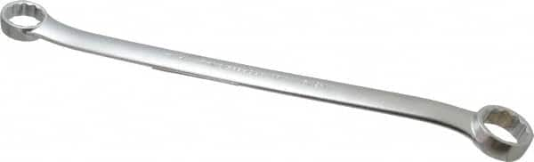 Proto - 1-1/4" x 1-3/8" 12 Point Offset Box Wrench - Double End, 20-1/4" OAL, Steel, Polished Finish, 15° Offset - Caliber Tooling