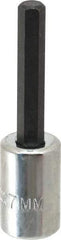 Proto - 3/8" Drive, 7mm Hex Bit Socket - 2-5/8" OAL, 1-5/8" Bit Length - Caliber Tooling