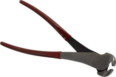 Proto - 8-1/4" OAL, End Cutting Pliers - 5/16" Jaw Length x 1-3/4" Jaw Width, Plastisol Handle - Caliber Tooling