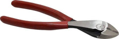 Proto - 7-5/16" OAL, Diagonal Cutter - 23/32" Jaw Length x 7/8" Jaw Width, Round Head, Plastisol Handle - Caliber Tooling