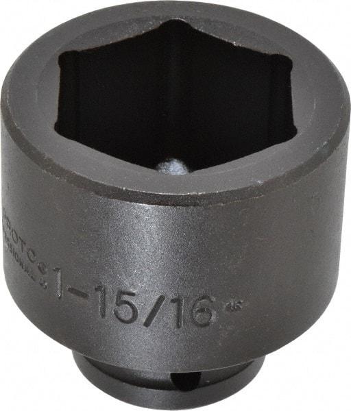 Proto - 3/4" Drive 1-15/16" Standard Impact Socket - 6 Points, 2-13/16" OAL - Caliber Tooling