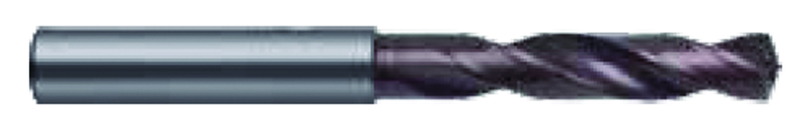 9.9mm Dia. - Carbide HP 3XD Drill-140Â° Point-Bright - Caliber Tooling