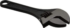 Proto - 1/2" Jaw Capacity, 4" Standard Adjustable Wrench - Steel, Black Finish - Caliber Tooling