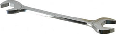 Proto - 1-1/8" Standard Open End Wrench - 11" OAL, Double End, Chrome Finish, 15° & 60° Head Angle - Caliber Tooling