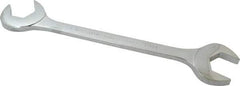 Proto - 1-1/4" Standard Open End Wrench - 12-1/4" OAL, Double End, Chrome Finish, 15° & 60° Head Angle - Caliber Tooling