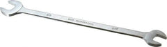 Proto - 9/16" x 5/8" Standard Extra Thin Open End Wrench - 10" OAL, Double End, Satin Finish, 15° Head Angle - Caliber Tooling