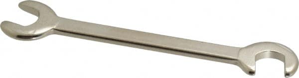 Proto - 11/32" Stubby Open End Wrench - 3-3/4" OAL, Double End, Satin Finish, 15° & 75° Head Angle - Caliber Tooling