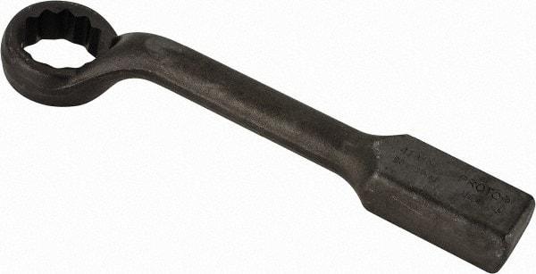 Proto - 41mm 12 Point Striking Box Wrench - Single End, 2-13/32" Head Diam x 1-7/64" Head Thickness, 12-1/4" OAL, Steel - Caliber Tooling