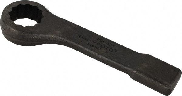 Proto - 41mm 12 Point Striking Box Wrench - Single End, 10-1/8" OAL, Steel - Caliber Tooling