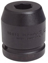 Proto - 1" Drive 4-1/8" Standard Impact Socket - 6 Points, 5-1/2" OAL - Caliber Tooling