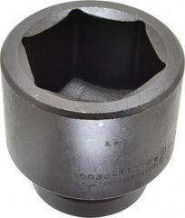 Proto - 1" Drive 2-1/4" Standard Impact Socket - 6 Points, 3-1/4" OAL - Caliber Tooling