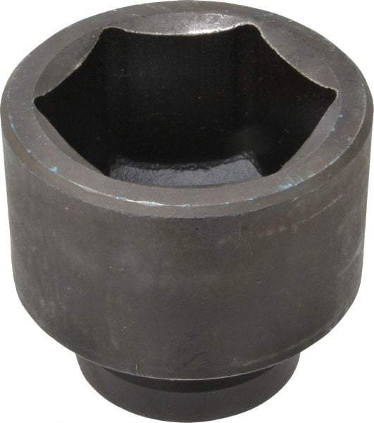 Proto - 1" Drive 2-1/2" Standard Impact Socket - 6 Points, 3-1/2" OAL - Caliber Tooling