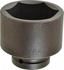 Proto - 1" Drive 3-1/8" Standard Impact Socket - 6 Points, 4-1/16" OAL - Caliber Tooling