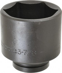 Proto - 1" Drive 3-7/8" Standard Impact Socket - 6 Points, 5" OAL - Caliber Tooling