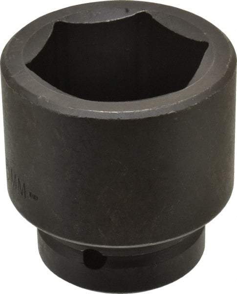 Proto - 1" Drive 55mm Standard Impact Socket - 6 Points, 3-7/64" OAL - Caliber Tooling