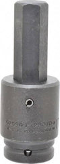 Proto - 3/4" Drive, 1" Impact Hex Bit Socket - 2-33/64" Bit Length, 5-15/64" OAL - Caliber Tooling