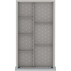 LISTA - 7-Compartment Drawer Divider Layout for 3.15" High Drawers - Caliber Tooling