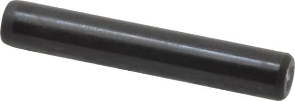 Holo-Krome - 1/4" Diam x 1-1/2" Pin Length 4000 Alloy Steel Oversized Dowel Pin - Black Luster Finish, C 47-58 & C 60 (Surface) Hardness, 1 Beveled & 1 Rounded End - Caliber Tooling