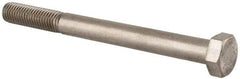 Value Collection - M12x1.75mm Metric Coarse, 130mm Length Under Head Hex Head Cap Screw - Partially Threaded, Grade 18-8 Stainless Steel, Uncoated, 19mm Hex - Caliber Tooling